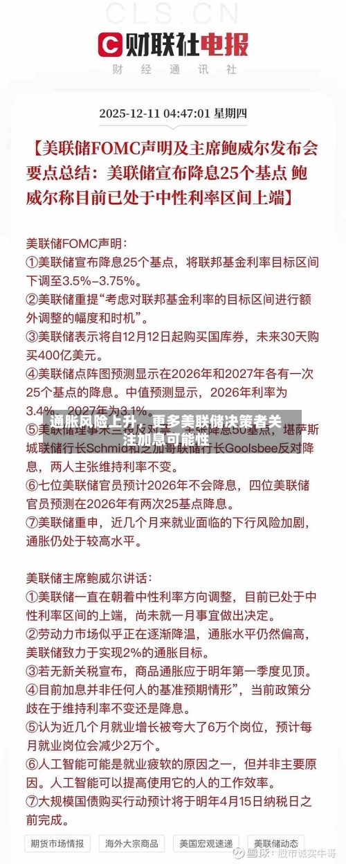 通胀风险上升，更多美联储决策者关注加息可能性-第2张图片