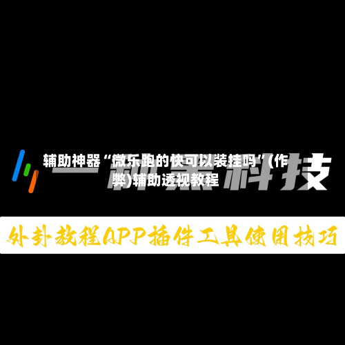 辅助神器“微乐跑的快可以装挂吗”(作弊)辅助透视教程-第2张图片