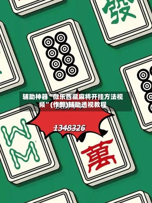 辅助神器“微乐西藏麻将开挂方法视频”(作弊)辅助透视教程