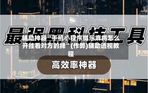 辅助神器“手机小程序微乐麻将怎么开挂看对方的牌	”(作弊)辅助透视教程-第2张图片