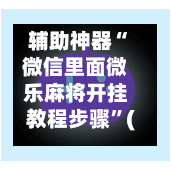 辅助神器“微信里面微乐麻将开挂教程步骤	”(作弊)辅助透视教程-第3张图片