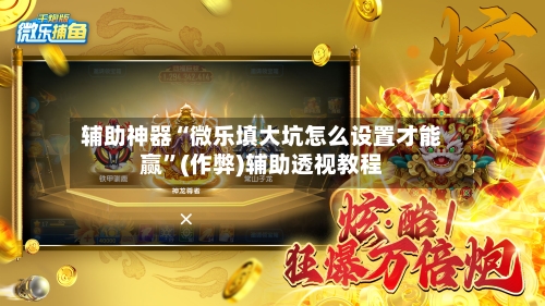 辅助神器“微乐填大坑怎么设置才能赢”(作弊)辅助透视教程-第2张图片