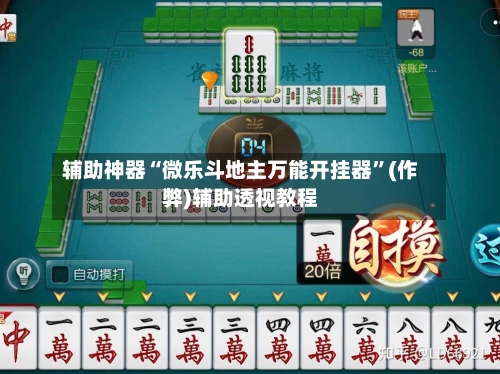 辅助神器“微乐斗地主万能开挂器”(作弊)辅助透视教程-第2张图片