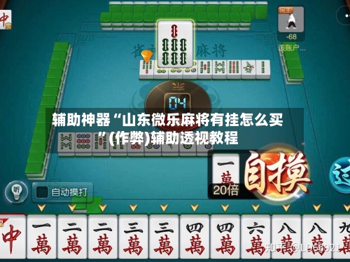 辅助神器“山东微乐麻将有挂怎么买”(作弊)辅助透视教程