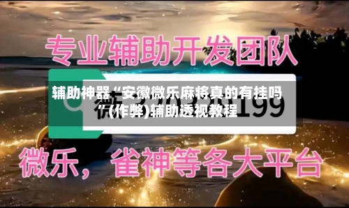 辅助神器“安徽微乐麻将真的有挂吗”(作弊)辅助透视教程