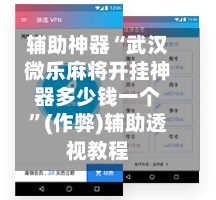 辅助神器“武汉微乐麻将开挂神器多少钱一个”(作弊)辅助透视教程-第2张图片