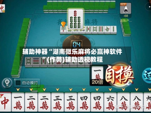 辅助神器“湖南微乐麻将必赢神软件”(作弊)辅助透视教程