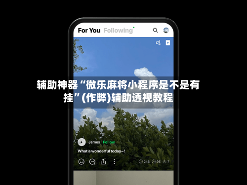 辅助神器“微乐麻将小程序是不是有挂”(作弊)辅助透视教程-第2张图片