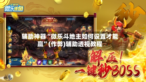 辅助神器“微乐斗地主如何设置才能赢”(作弊)辅助透视教程