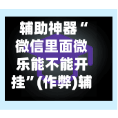 辅助神器“微信里面微乐能不能开挂”(作弊)辅助透视教程-第2张图片
