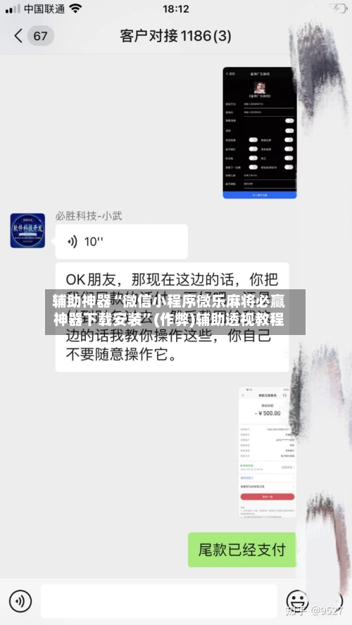 辅助神器“微信小程序微乐麻将必赢神器下载安装”(作弊)辅助透视教程-第3张图片