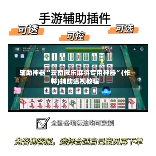 辅助神器“云南微乐麻将专用神器”(作弊)辅助透视教程
