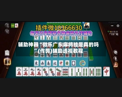 辅助神器“微乐广东麻将挂是真的吗	”(作弊)辅助透视教程-第2张图片