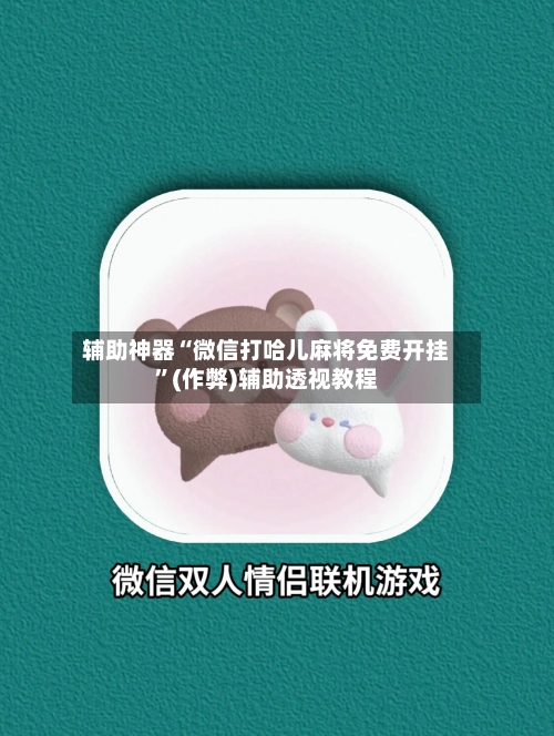 辅助神器“微信打哈儿麻将免费开挂”(作弊)辅助透视教程-第3张图片
