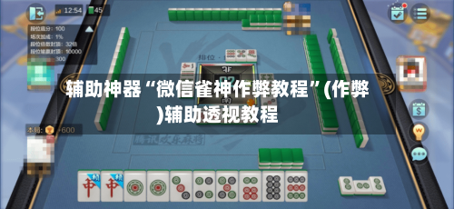 辅助神器“微信雀神作弊教程”(作弊)辅助透视教程-第2张图片