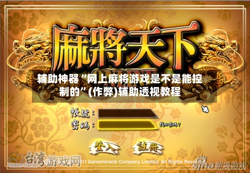 辅助神器“网上麻将游戏是不是能控制的”(作弊)辅助透视教程-第3张图片