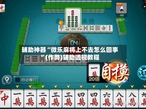 辅助神器“微乐麻将上不去怎么回事”(作弊)辅助透视教程-第3张图片