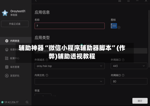 辅助神器“微信小程序辅助器脚本”(作弊)辅助透视教程-第2张图片