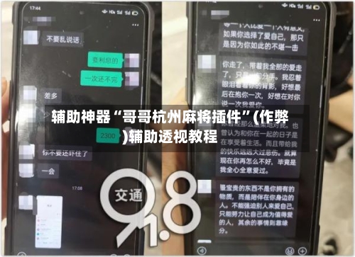 辅助神器“哥哥杭州麻将插件”(作弊)辅助透视教程-第2张图片