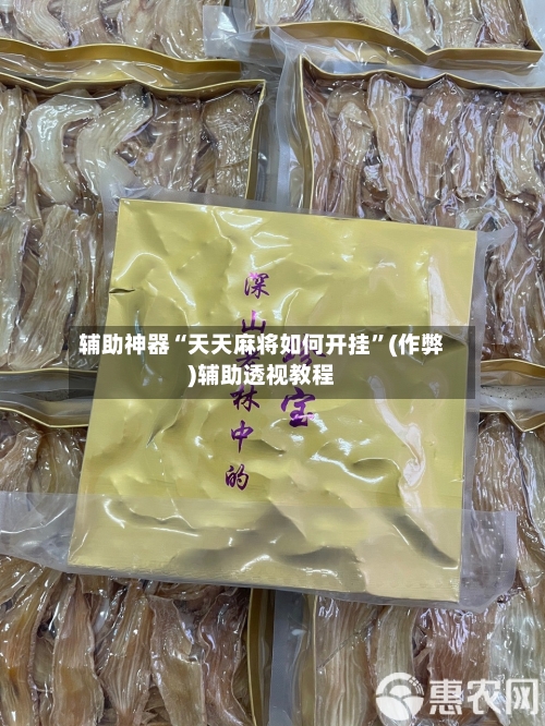 辅助神器“天天麻将如何开挂”(作弊)辅助透视教程