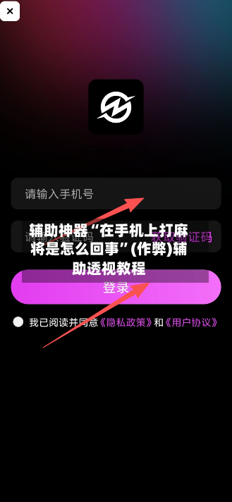 辅助神器“在手机上打麻将是怎么回事”(作弊)辅助透视教程-第2张图片