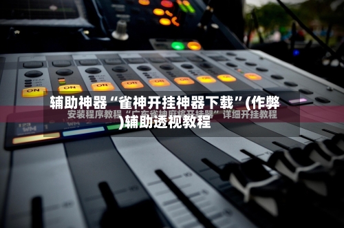 辅助神器“雀神开挂神器下载”(作弊)辅助透视教程-第2张图片