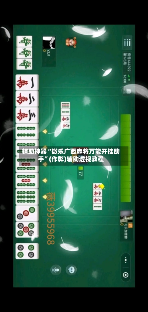 辅助神器“微乐广西麻将万能开挂助手”(作弊)辅助透视教程