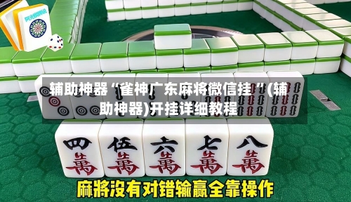 辅助神器“雀神广东麻将微信挂 	”(辅助神器)开挂详细教程-第3张图片