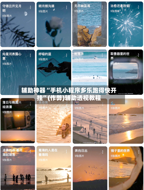 辅助神器“手机小程序多乐跑得快开挂”(作弊)辅助透视教程-第3张图片