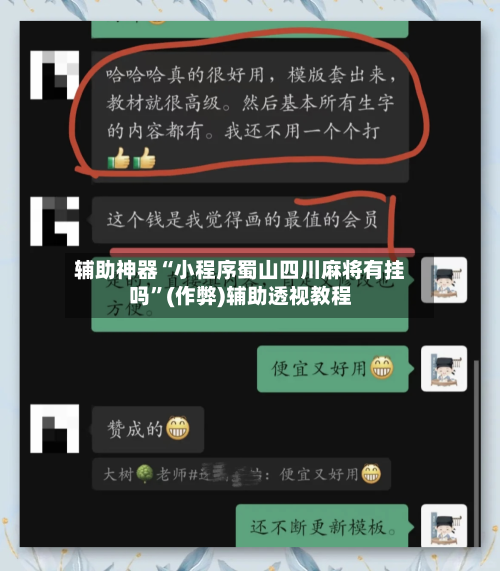 辅助神器“小程序蜀山四川麻将有挂吗”(作弊)辅助透视教程-第2张图片