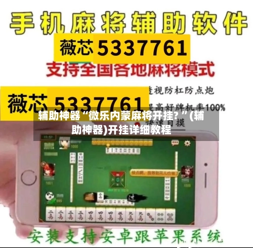 辅助神器“微乐内蒙麻将开挂? ”(辅助神器)开挂详细教程-第3张图片