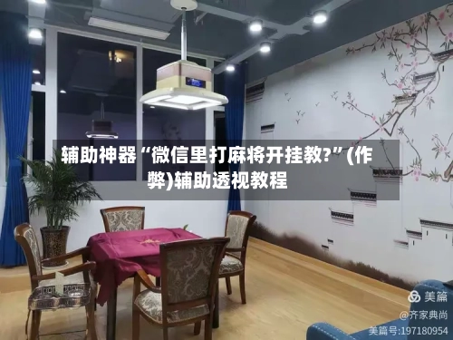 辅助神器“微信里打麻将开挂教?	”(作弊)辅助透视教程-第2张图片