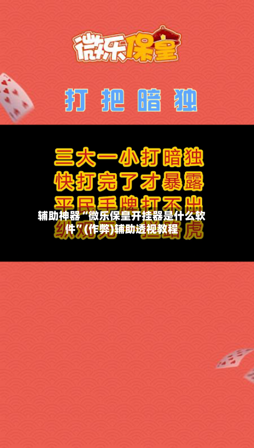 辅助神器“微乐保皇开挂器是什么软件	”(作弊)辅助透视教程-第3张图片